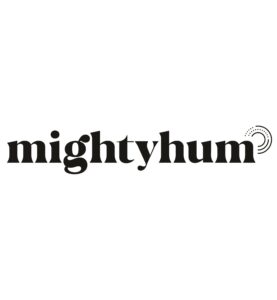 Mightyhum logo.